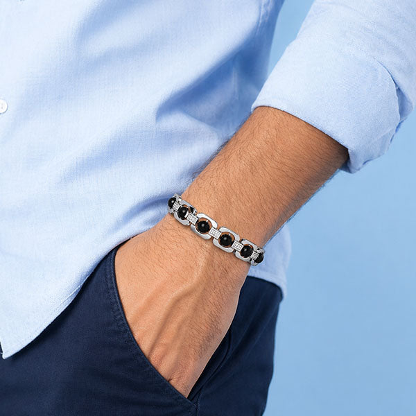 Metal Karungali Bracelet